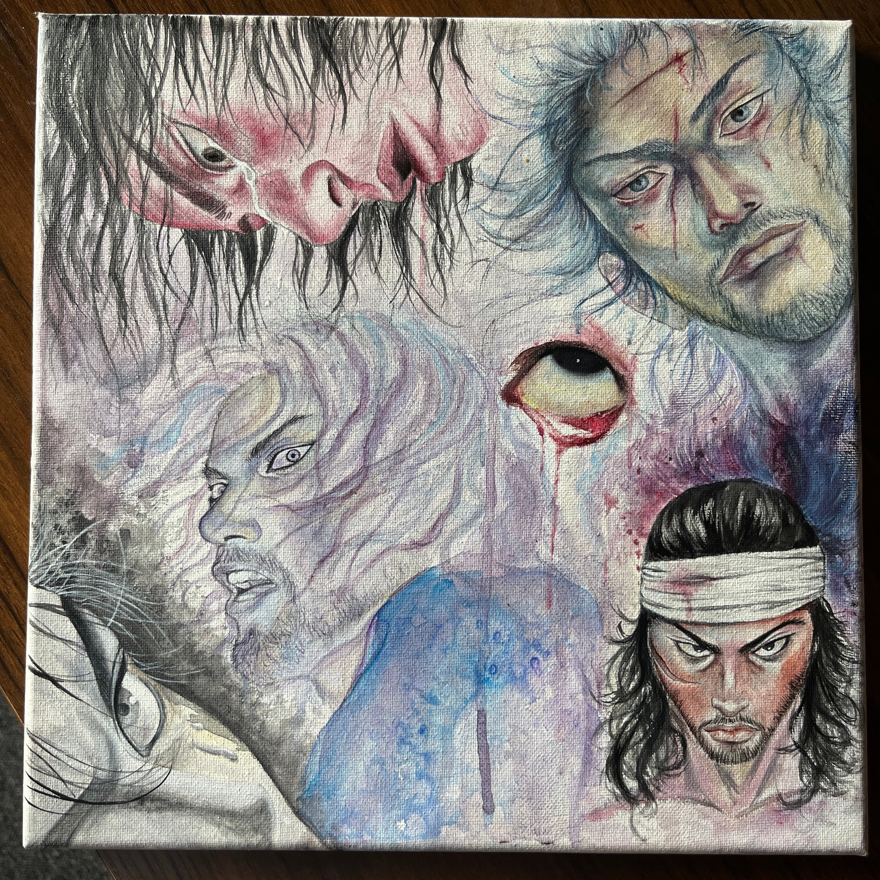 Musashi Vagabond inspired painting
