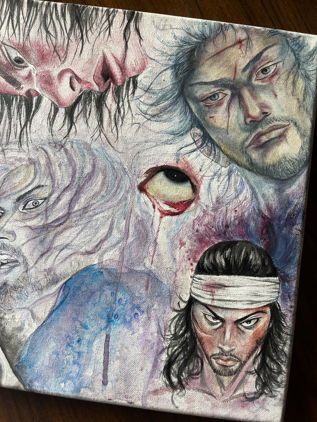 Musashi Vagabond inspired painting